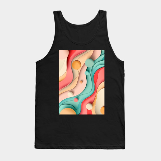 Color Swirl Harmony Tank Top by star trek fanart and more